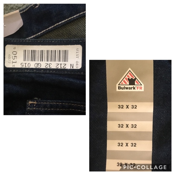 Bulwark’FR Jeans Bundle (2pr) 32X32 NWT - Picture 3 of 4
